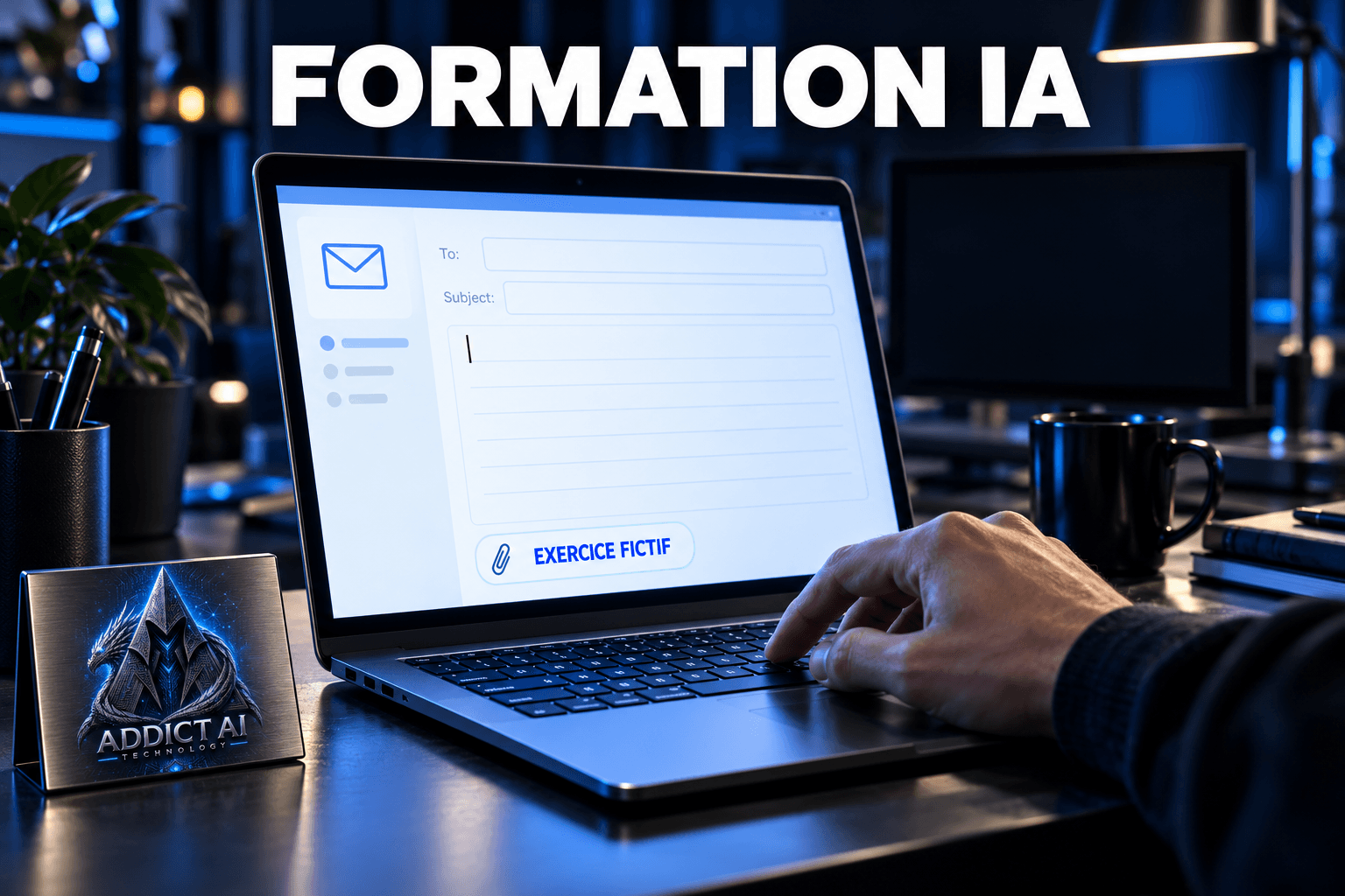 Formation IA : un exercice de courriel fictif