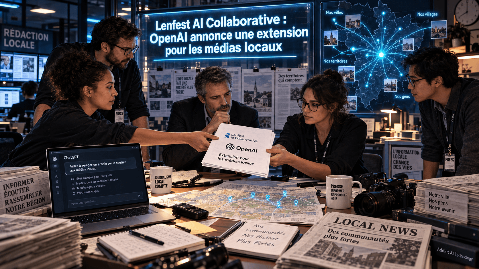 Médias locaux et IA : une annonce ne remplace pas le jugement éditorial
