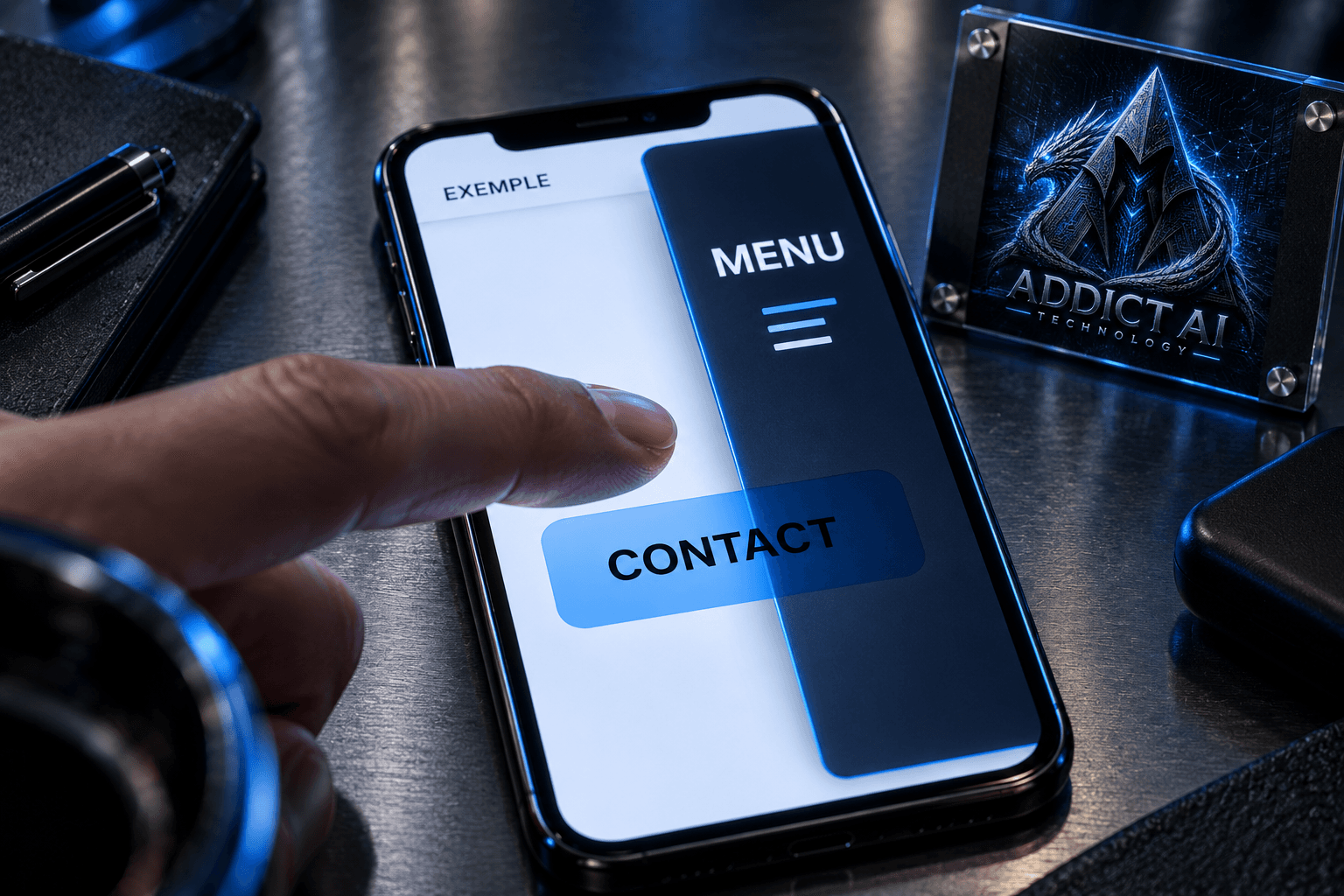 Votre menu mobile laisse-t-il vraiment accès à Contact ?